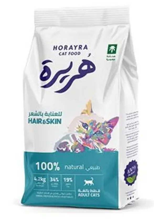 horayra hair& skin adult cat food