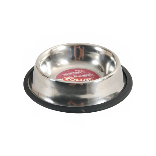 زولكس وعاء أكل ستاينلس ستيل دائري مانع للإنزلاق - 29CM - 1.80L