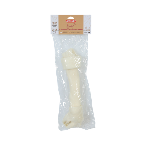 زولكس عظم مضغ أبيض معقود - 25Cm