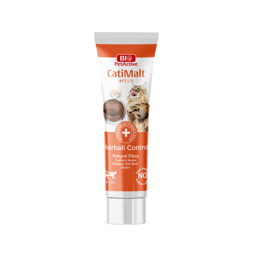 بايو بيت أكتيف كاتي مالت+ معجون للتحكم في كرات الشعر للقطط - 100ml